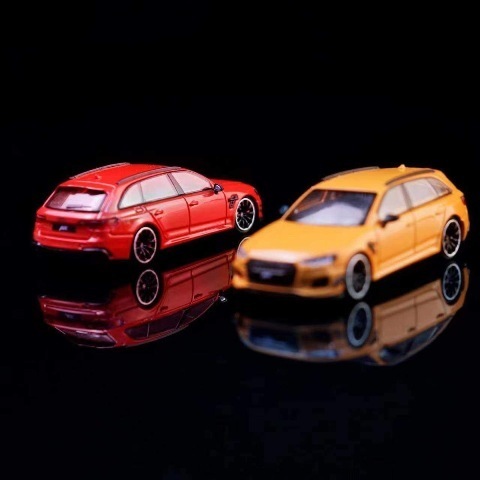 予約 BSC 1/64 アウディ Audi RS4 Avant ABT イエロー, Boost Gear