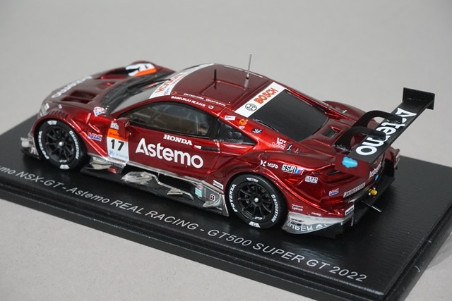 Astemo NSX-GT GT500 SUPER GT 2022 ミニカー Amazon.co.jp: Spark 1/43 Astemo NSX-GT REAL RACING 2022