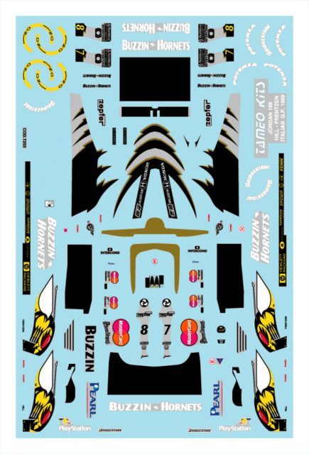 取寄せ TMK279 タメオキット 1/43 MUGEN HONDA JORDAN 199 Italian