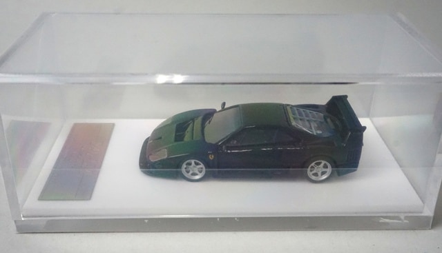新品 M64X 1/64 フェラーリ F40 LM Competizione Nero Black