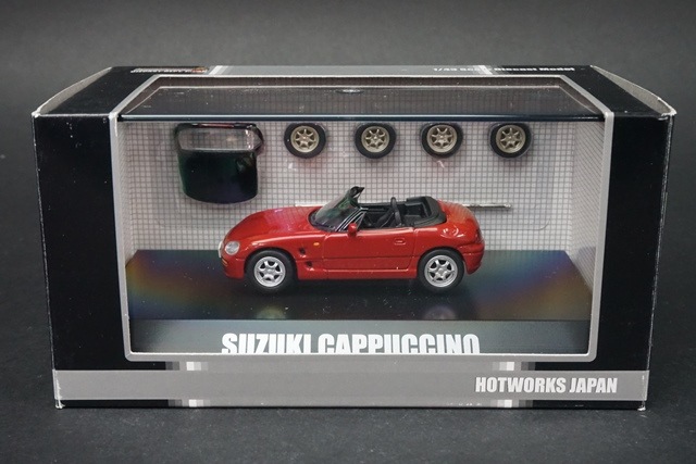 1/43 ホットワークス　スズキ スポーツ　カプチーノ　ミニカー　シルバー ミニカー 1/43 ホットワークス スズキ カプチーノ スズキ