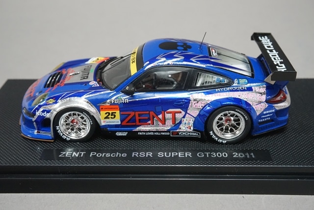 1/43 エブロ 44581 ゼント ポルシェ RSR スーパー GT300 2011 #25