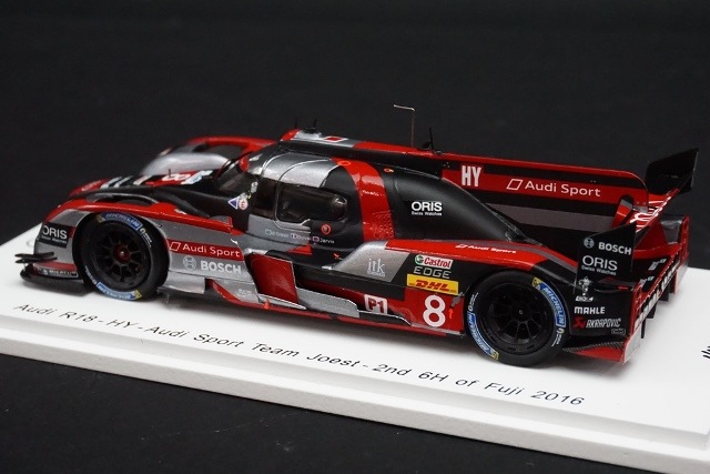 1/43 スパーク SJ047 アウディ R18 #8 2nd 6h of Fuji 2016, Boost
