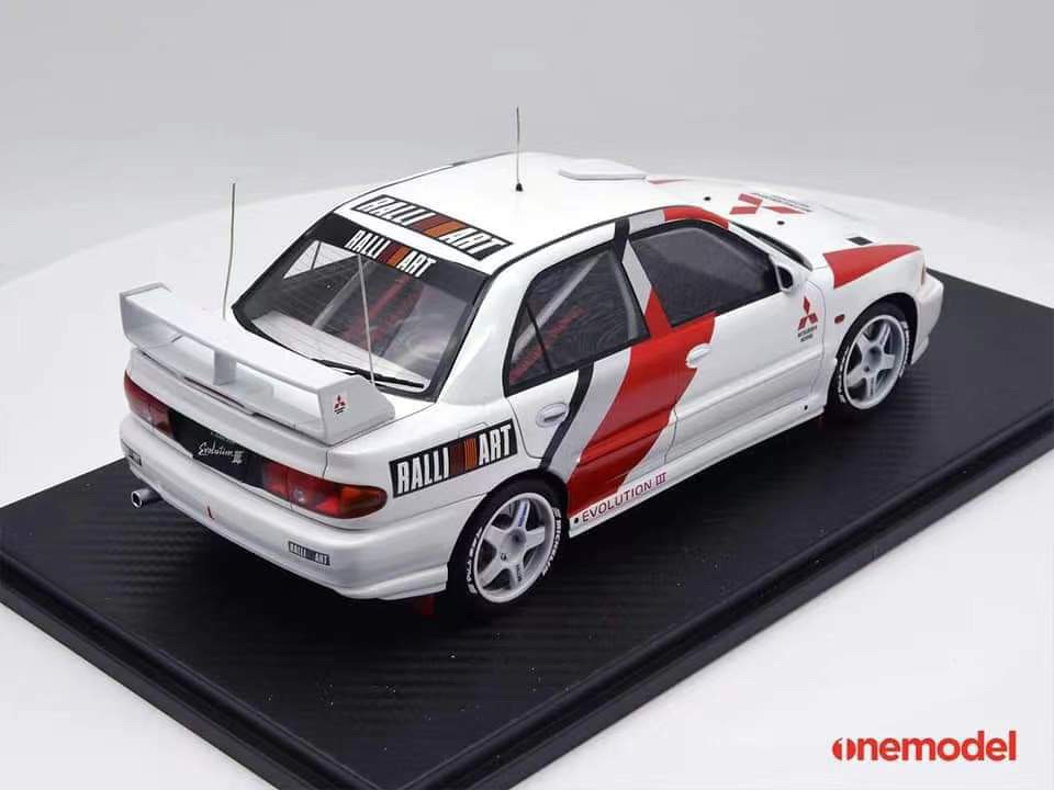 予約 M22C02-00 onemodel 1/18 三菱 ランサー エボリューションIII WRC 