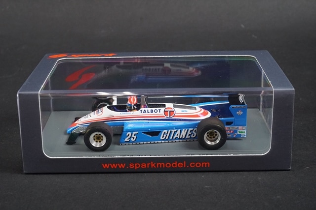 1/43 スパーク S4265 Ligier JS19 E.チーバー 3rd ラスベガスGP 1982