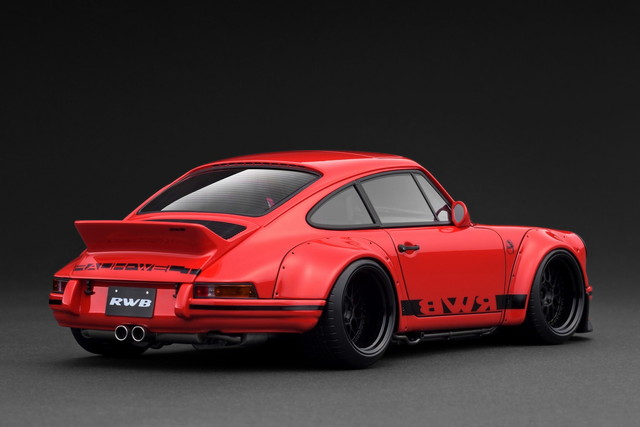 予約 IG3874 イグニッションモデル 1/18 RWB Backdate Red , Boost Gear ミニカー通販