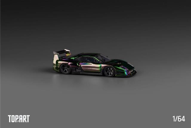 新品 TP0001 TopArt MODEL 1/64 LBWK F40 キネティッククローム