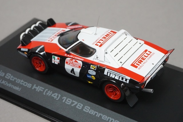 1/43 HPI 8071 ランチア ストラトス HF 1978 サンレモ #4 M.Alen/I
