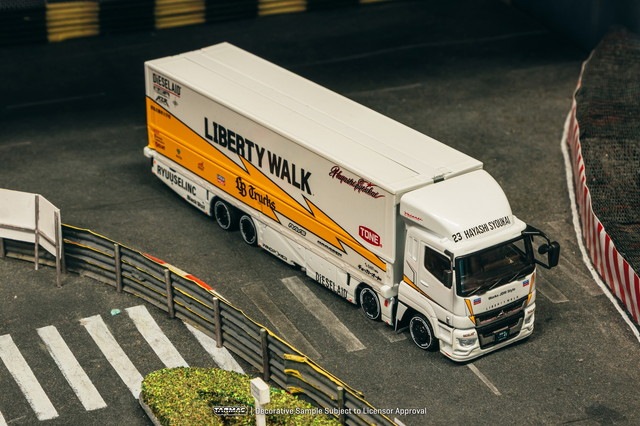 予約 T64T-TL001-LBY Tarmac Works 1/64 三菱 Mitsubishi Fuso Super