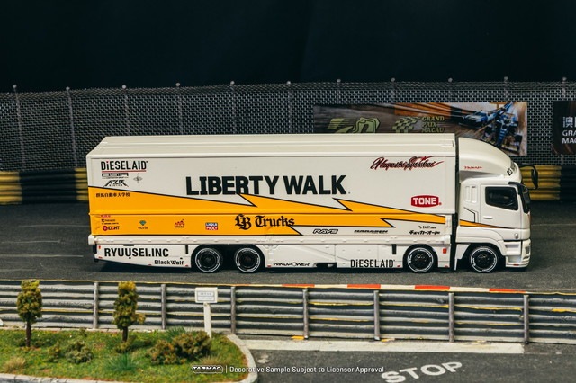 予約 T64T-TL001-LBY Tarmac Works 1/64 三菱 Mitsubishi Fuso Super