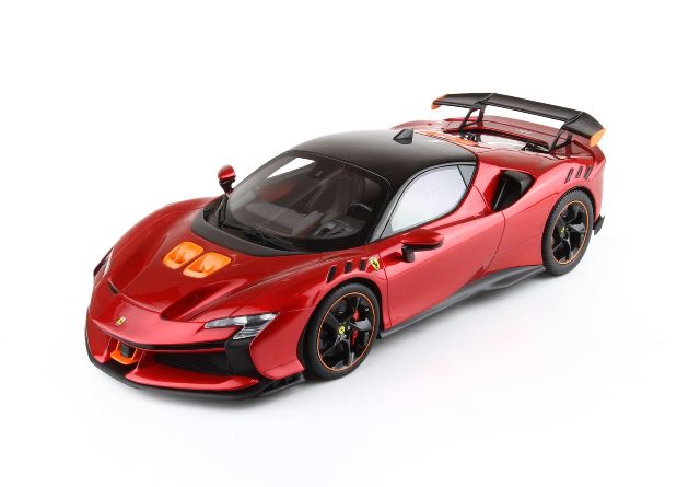 ͽ BBR1220B1 BBR 1/12 ե顼 Ferrari SF90XX Stradale Red Fuoco Orange Air Intakes 