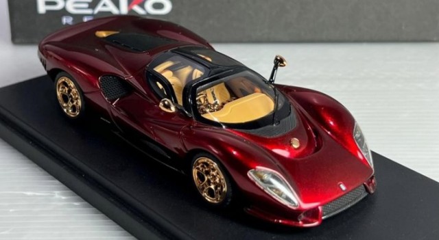 予約 PE33800 ピーコ 1/43 デ・トマソ P72 ソウルレッド , Boost Gear