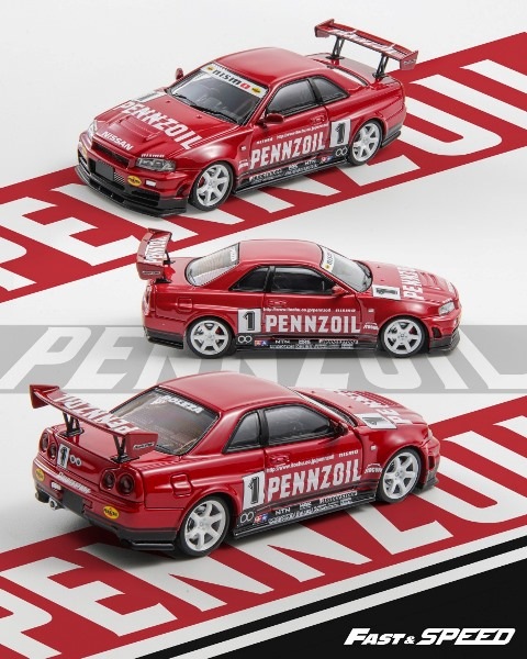 新品 Fast Speed FS 1/64 日産 スカイライン Skyline GT-R R34