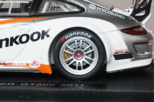 1/43 エブロ 44540 ポルシェ ハンコック スーパーGT300 2011 #33