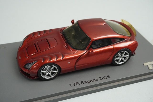1/43 スパーク S0219 TVR サガリス 2005 メタリックレッド, Boost Gear