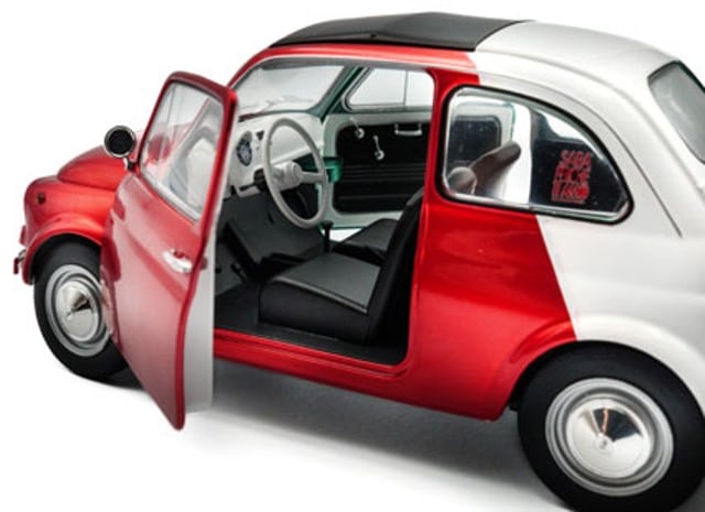 1/18 フィアット500 TURBINA TRIBUTE 1965 赤ツートン 1/18 フィアット500 TURBINA TRIBUTE 1965 赤ツートン Amazon.co
