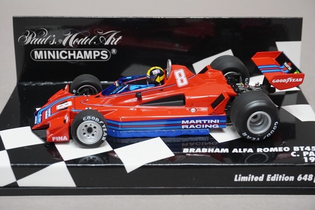 1/43 ミニチャンプス 400770108 ブラバム アルファロメオ BT45B