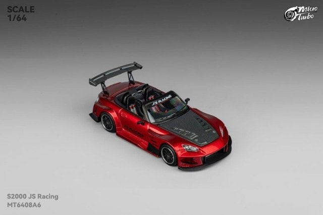 新品 MT6408A6 Micro Turbo 1/64 ホンダ S2000 JS Racing Transparent