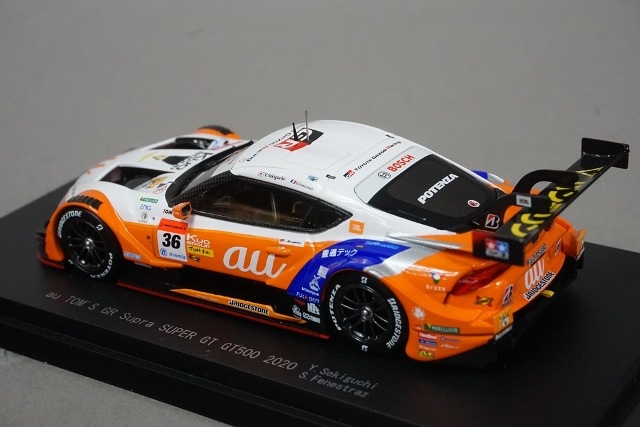 1/43 エブロ 45759 トヨタ au トムス GR スープラ スーパーGT500 2020