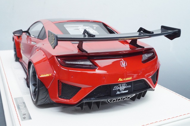 新品19A03-03 onemodel 1/18 ホンダ NSX 2015 バレンシアレッド