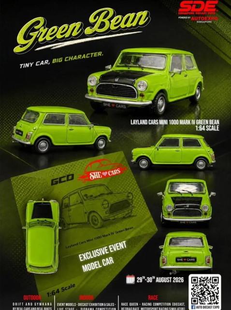 新品 GCD ゲインコーププロダクツ 1/64 Leyland Cars Mini 1000 Mark