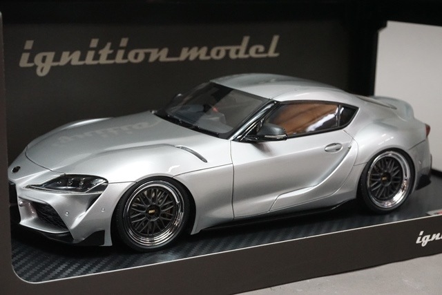 イグニションモデル1/18 GRスープラRZ ライトカスタム仕様 1/18 イグニッションモデル IG1887 GR Supra RZ (A90) Silver Metallic