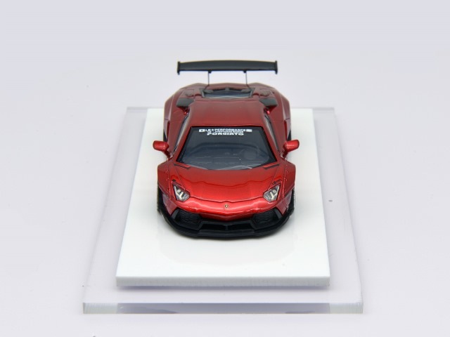  LB700-007 LBPERFORMANCE 1/64 LIBERTY WALK LB Works Aventador LP700 Chrome Red999pcs