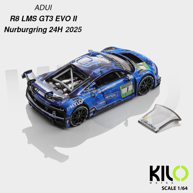 予約 KLW0036-1 KILOworks 1/64 アウディ Audi R8 LMS GT3 EVO II