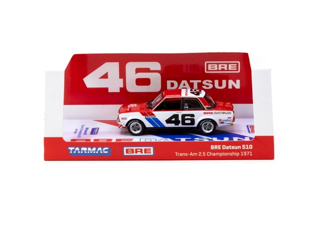 新品 T64-052-71BRE46 Tarmac Works 1/64 BRE Datsun 510 Trans-Am 2.5