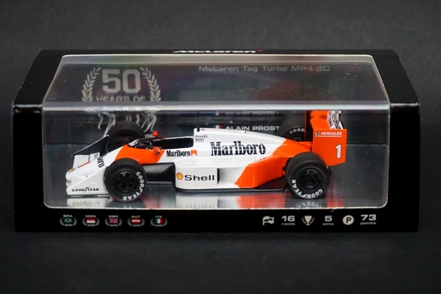 ミニチャンプス F1 1/43 マクラーレン MP4/2B プロスト シール付き ミニチャンプス F1 1/43 マクラーレン MP4/2B プロスト シール