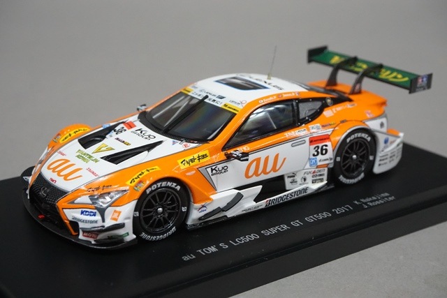 1/43 エブロ 45519 レクサス au トムス LC500 スーパーGT GT500