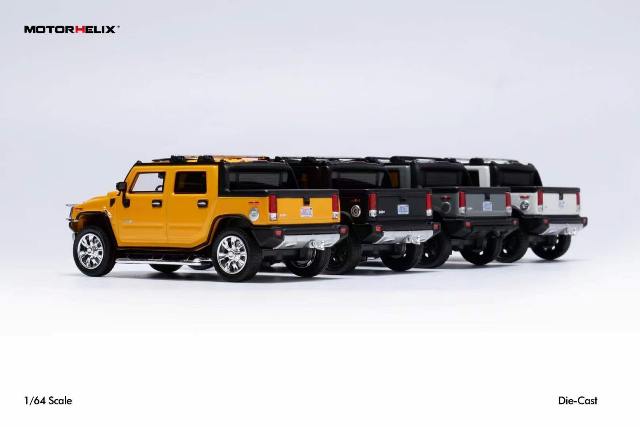 予約 MD6401BMY MH MOTORHELIX モーターヘリックス 1/64 ハマー Hummer