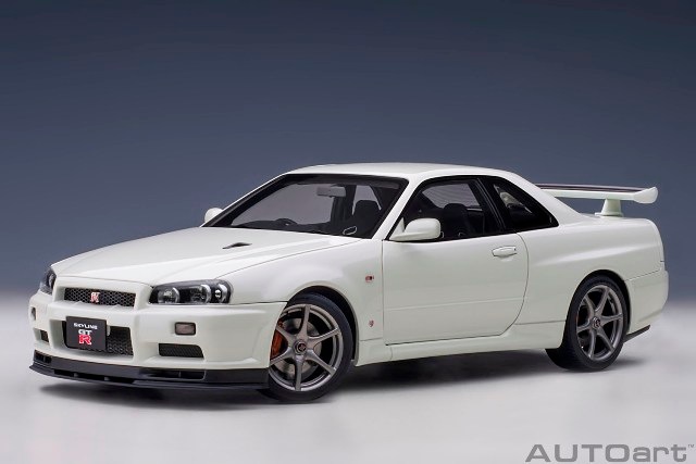 新品 77406 オートアート 1/18 日産 スカイライン GT-R （R34） V