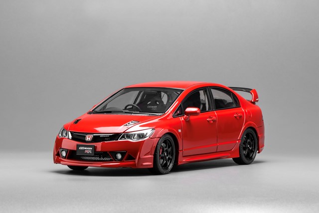 ���� M85415 �⡼�����إ�å��� 1/18 �ۥ�� Honda Civic Type R��FD2��MUGEN RR Milano Red