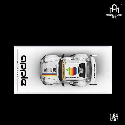 予約 ModernArt 1/64 Q scale ポルシェ Porsche 993 White apple