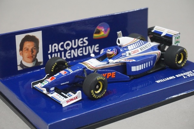直筆サイン入り 1997 J.ビルヌーブ ウィリアムズ FW19 ミニチャンプス 1/43 ミニチャンプス 430970003 ウィリアム FW19 ルノー 1997 #3