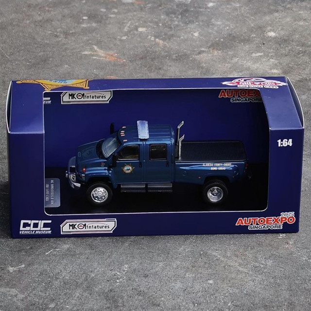 新品 MK Miniatures & GOC 1/64 GM トップキック ポリス トラック GMC