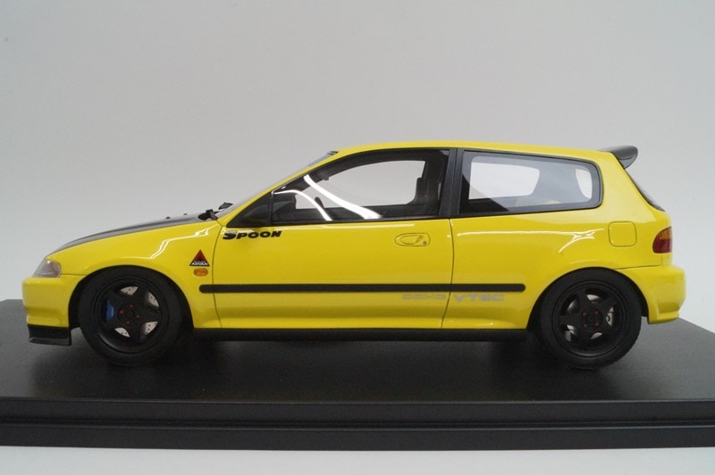 新品16A04-04 onemodel 1/18 ホンダ シビック EG6 Spoon イエロー