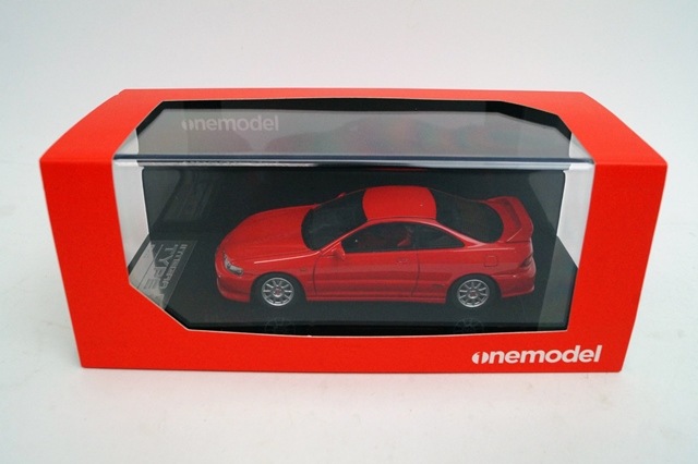 新品16B02-03 onemodel 1/43 ホンダ インテグラ Type-R DC2 レッド