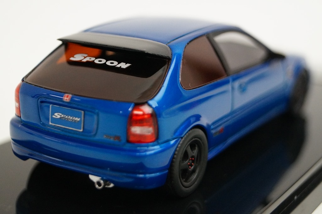 新品16S07-02 onemodel 1/43 ホンダ シビック EK9 Spoon ブルー