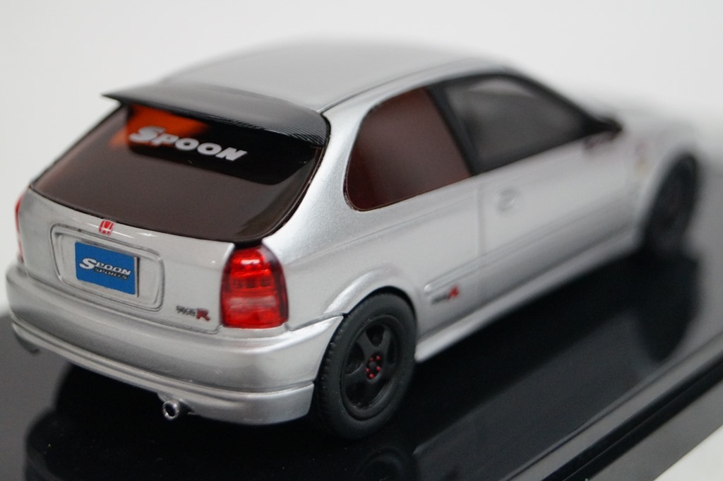新品16S07-07 onemodel 1/43 ホンダ シビック EK9 Spoon シルバー