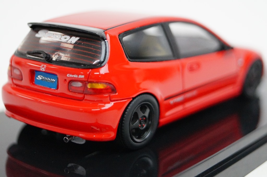 新品16S08-03 onemodel 1/43 ホンダ シビック EG6 Spoon レッド, Boost