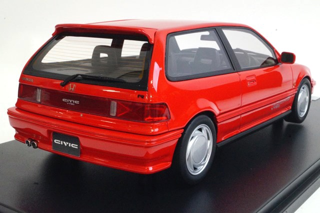 1/18 ホンダ シビック Honda CIVIC (EF9) SiR レッド 1/18 Ignition Model Honda CIVIC (EF9) SiR Red - LIVECARMODEL.com