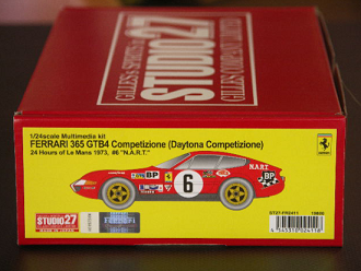 取寄せFR2411 スタジオ27 1/24 フェラーリ 365 GTB4 Competizione #6