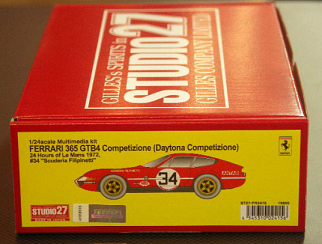 FR2415 27 1/24 ե顼 365 GTB4 Competizione#34 "Filipinetti" 1972