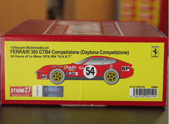 特価 STUDIO27 (1/24) フェラーリ 365GTB/4 デイトナ with English subtitles] Building the Fujimi 1/24