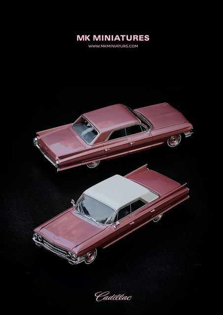 1/64キャデラックデビル＆ギャングフィギュア 新品 MK Miniatures 1/64 キャデラック ドゥビル Cadillac DeVille Ice