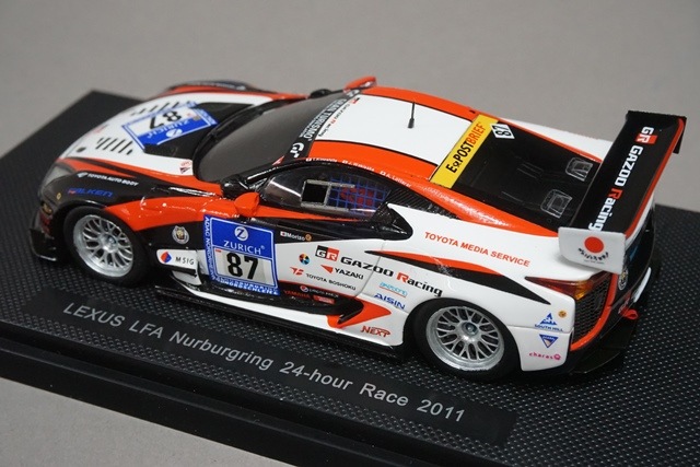 1/43 エブロ 44634 レクサス LFA Nurburgring 24H レース 2011 #87
