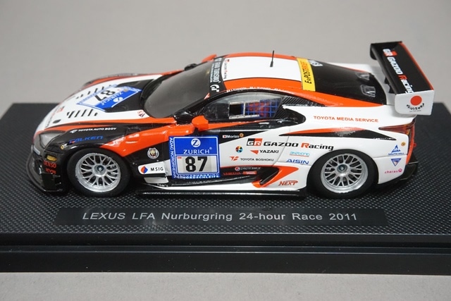 1/43 エブロ 44634 レクサス LFA Nurburgring 24H レース 2011 #87