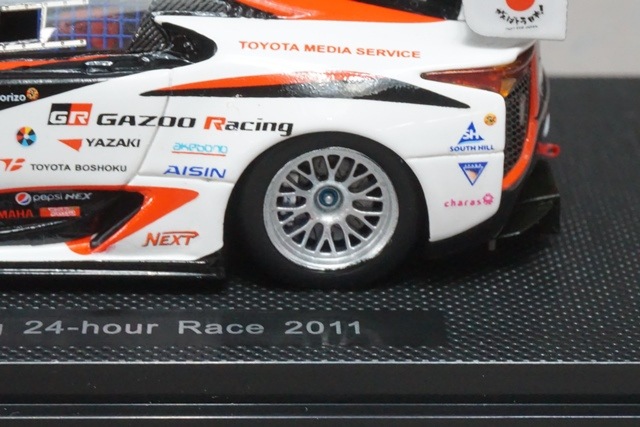 1/43 エブロ 44634 レクサス LFA Nurburgring 24H レース 2011 #87